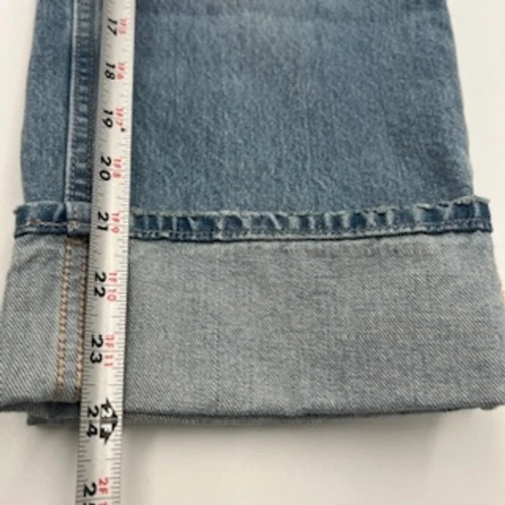 Isabel Maternity‎ by Ingrid & Isabel Cropped Vintage Straight Jeans Light Wash 6